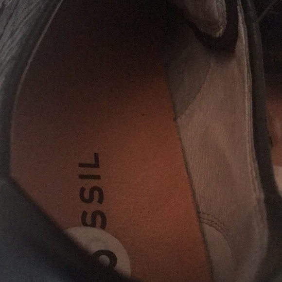 Black fossil men casual shoes - Picture 7 of 8